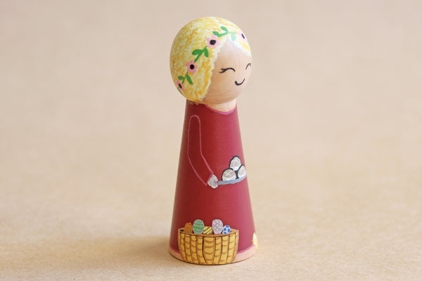 Easter Girl Peg Doll - Style B