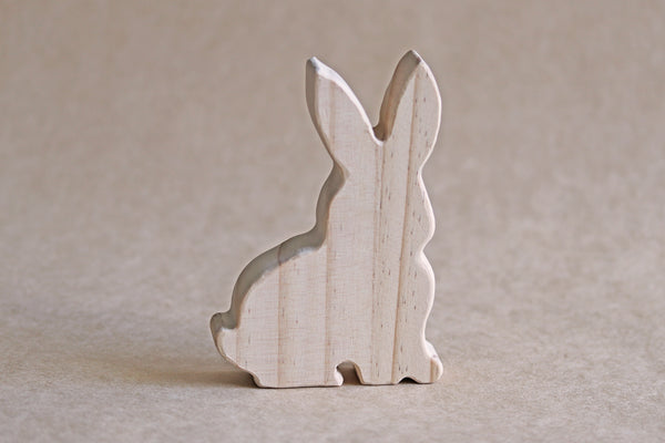 Wooden Rabbit  (Style A)- DIY