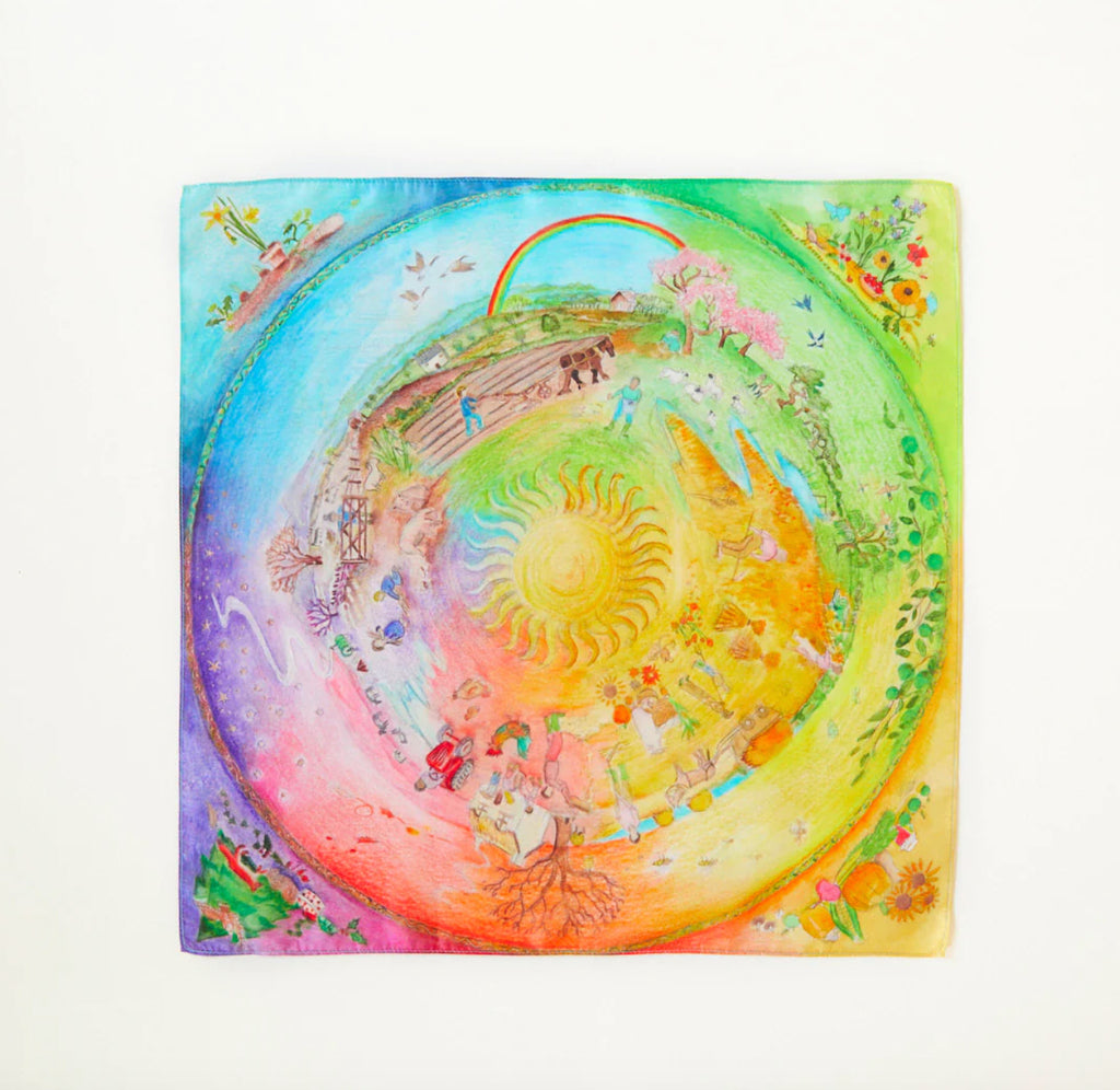 Sarah Silks - Around the Year on the Farm Playsilk
