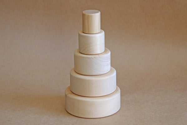 Beech Wood Stacking Bowl Set