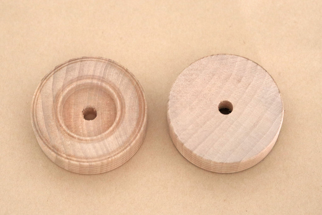 The Hidden Treehouse, Wood Wheels, Wooden Wheels, Thread wheels, Toy wheels, wooden toy, waldorf toy, montessori toy wheel