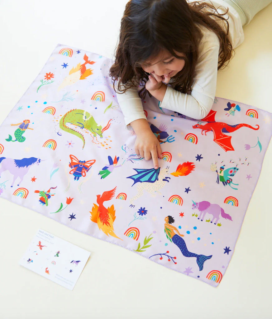 Sarah Silks - Magical Creatures - Seek & Find Playsilk