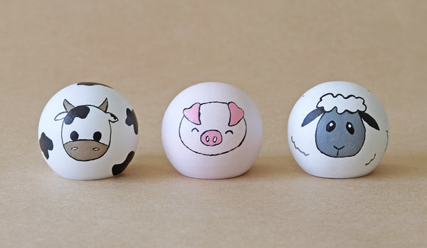 Wooden Ball Animals