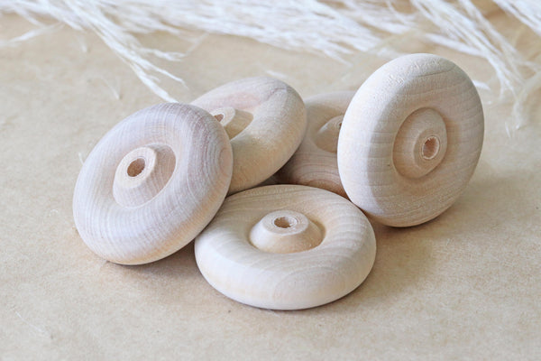 Wooden Wheels - Medium 2"