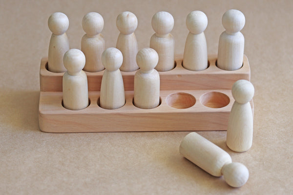 Peg People with Stand - DIY - SECOND