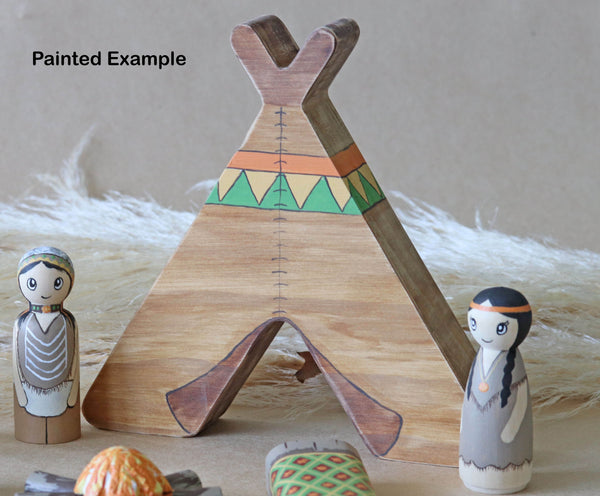 Wooden Teepee's - DIY