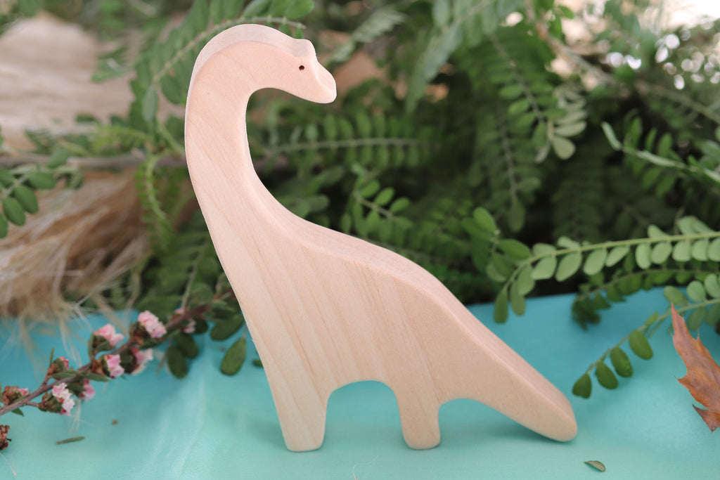 Wooden Brachiosaurus Dinosaur