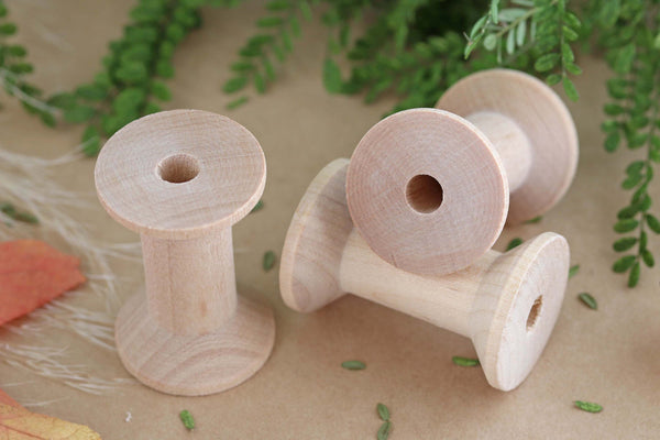 Wood Spool  - 5cm Long