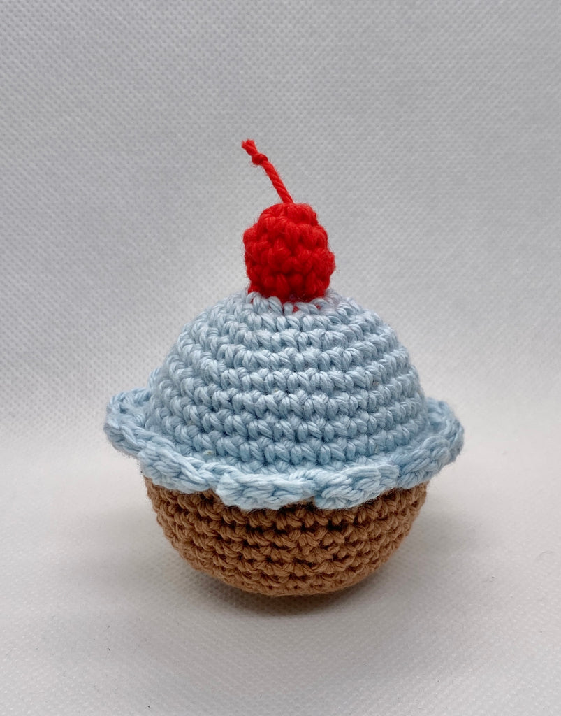 Crochet muffin, the hidden treehouse, bakery food, play kitchen food, kids muffin toy, handmade muffin toy, crochet cupcake