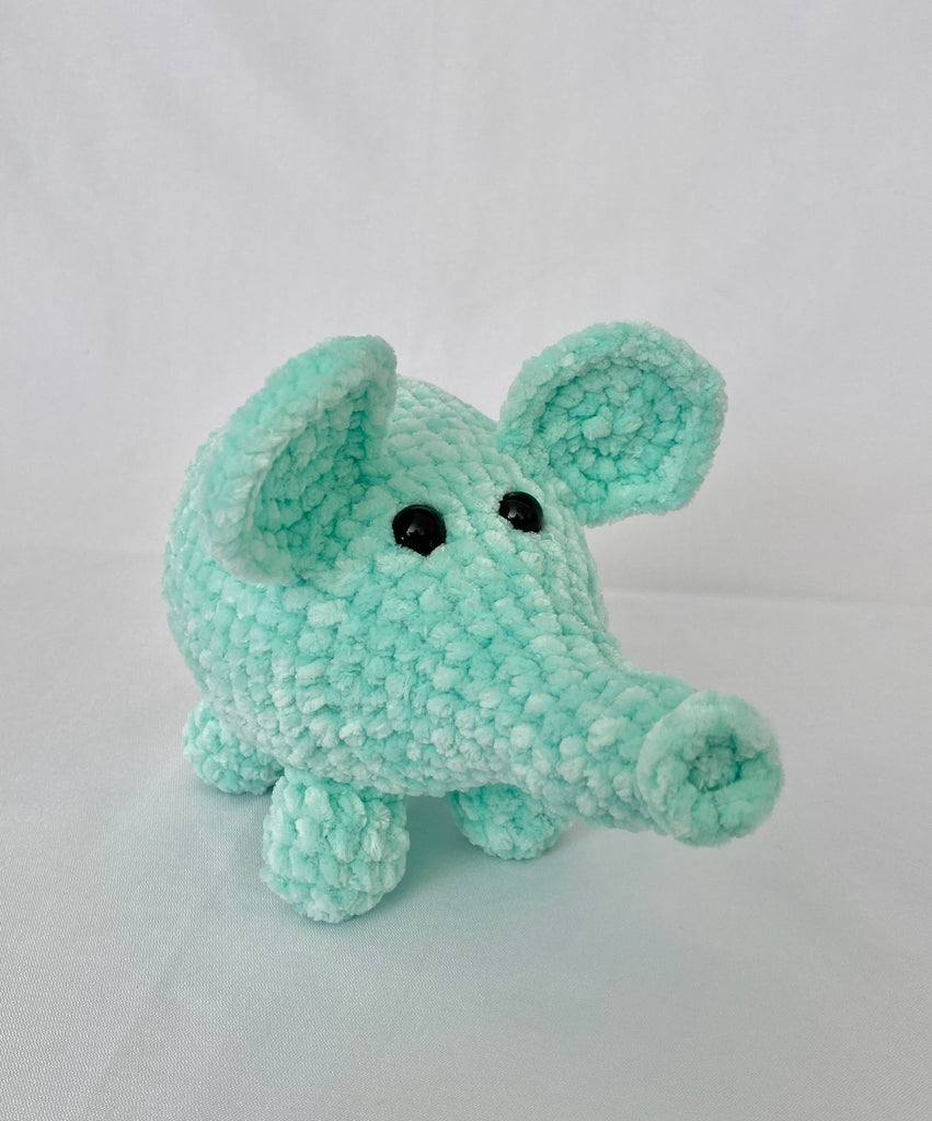 Crochet elephant, nursery toy, baby gift, play animals, the hidden treehouse, handmade, waldorf toy, montessori toy, handcrafted