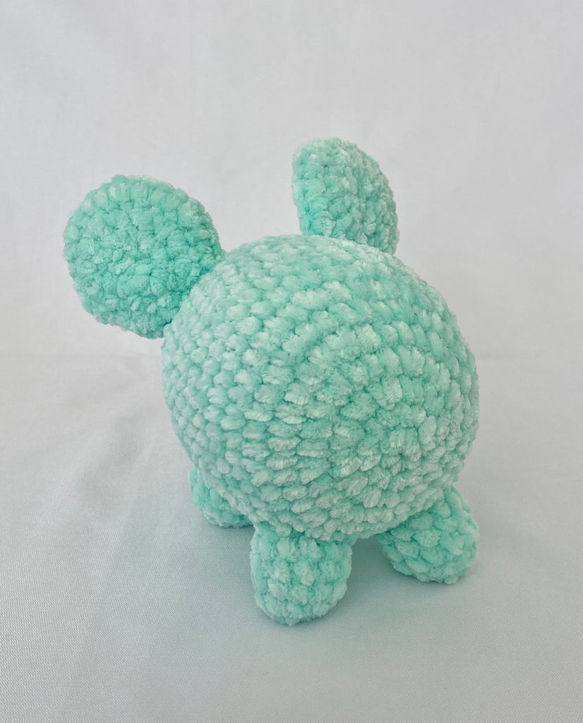Crochet elephant, nursery toy, baby gift, soft blue, play animals, the hidden treehouse, handmade, waldorf toy, montessori toy, handcrafted