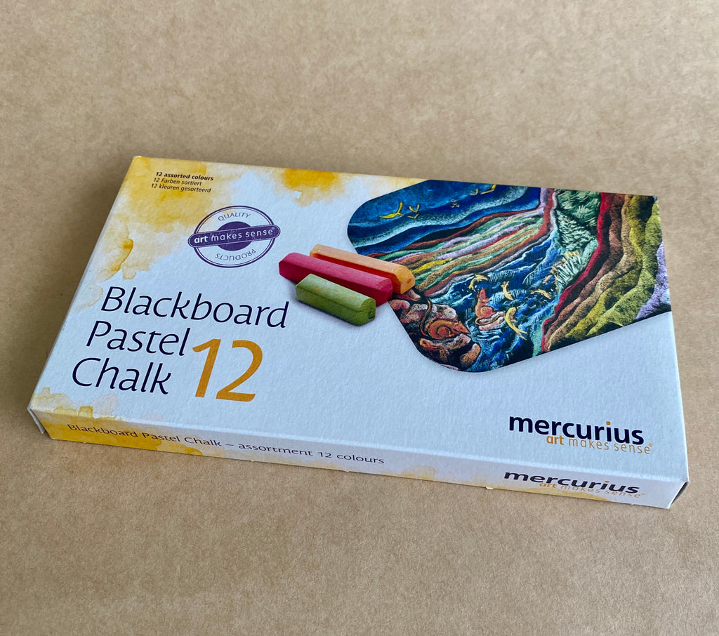 Mercurius Blackboard Pastel Chalk - Set 12