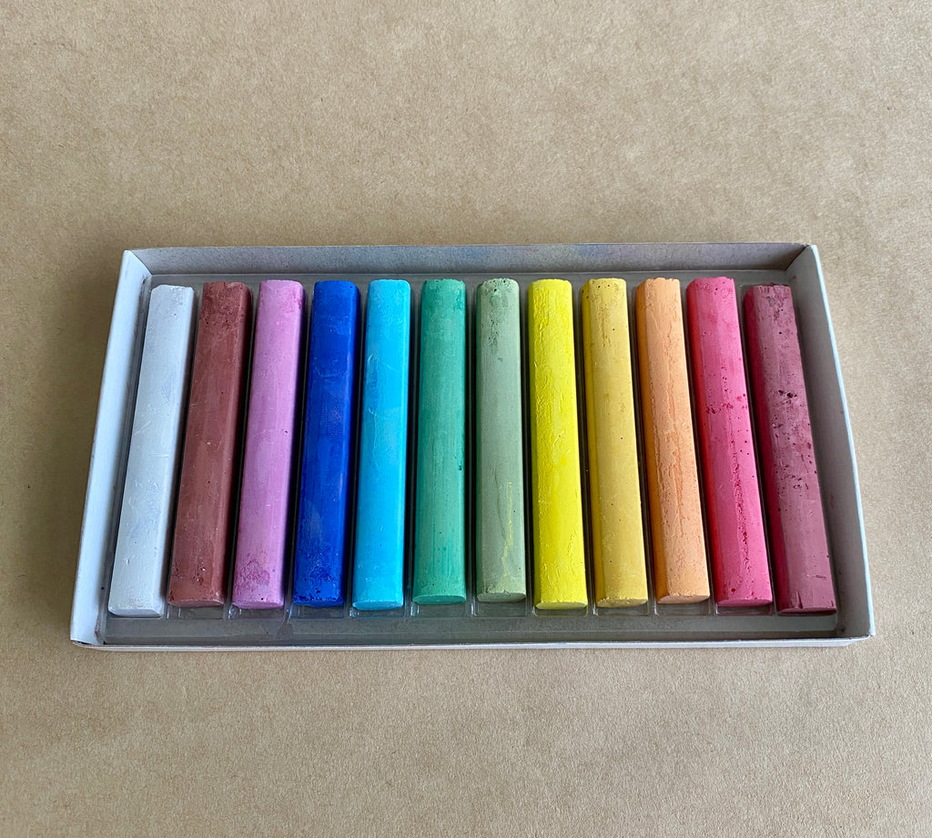 Mercurius Blackboard Pastel Chalk - Set 12