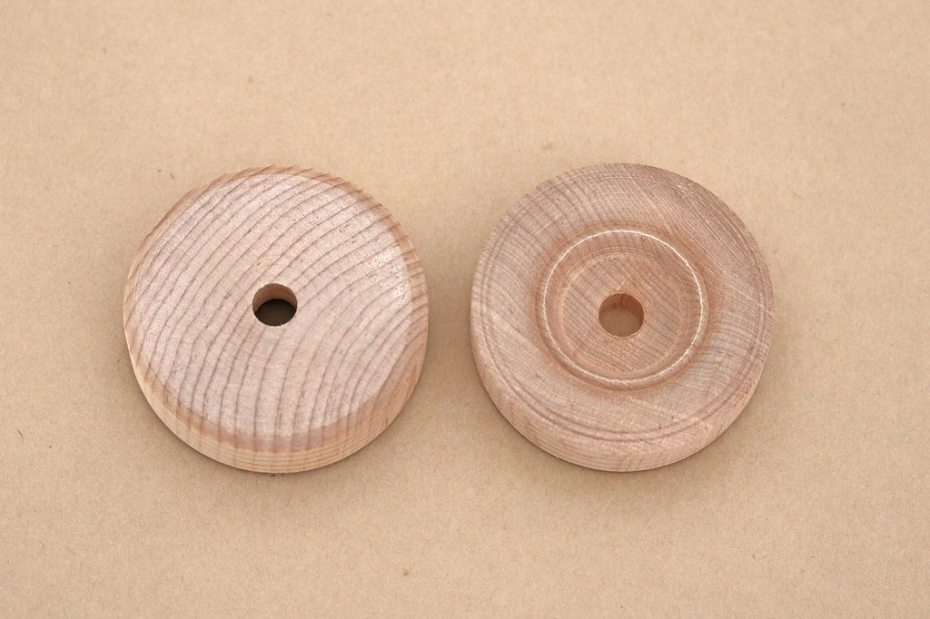 Wooden Tread Style Wheels - Large 2.5"