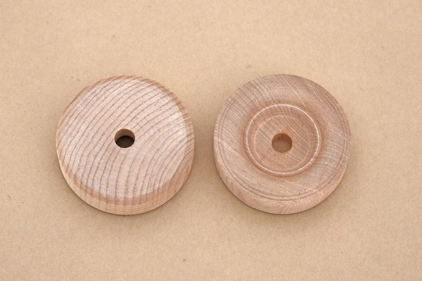 Wooden Tread Style Wheels - Large 2.5"