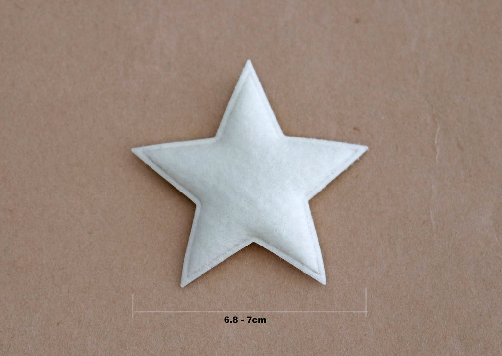 Felt Star - Two Sided - Padded (Set of 7)