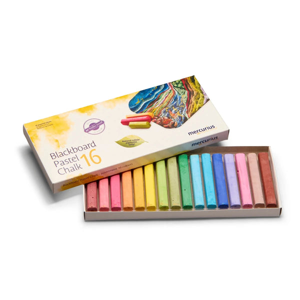 Mercurius Blackboard Pastel Chalk - Set 16
