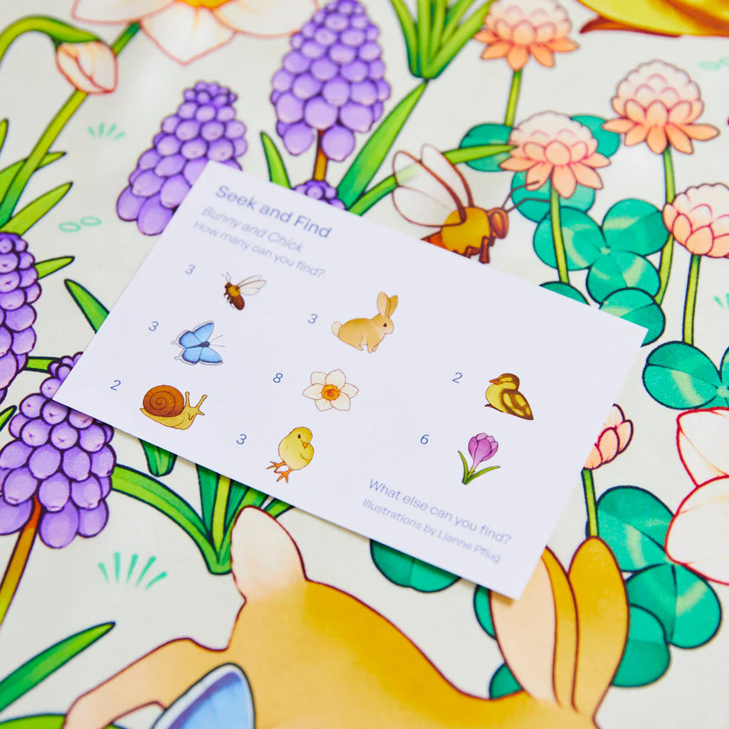Sarah Silks - Bunny & Egg - Seek & Find Playsilk