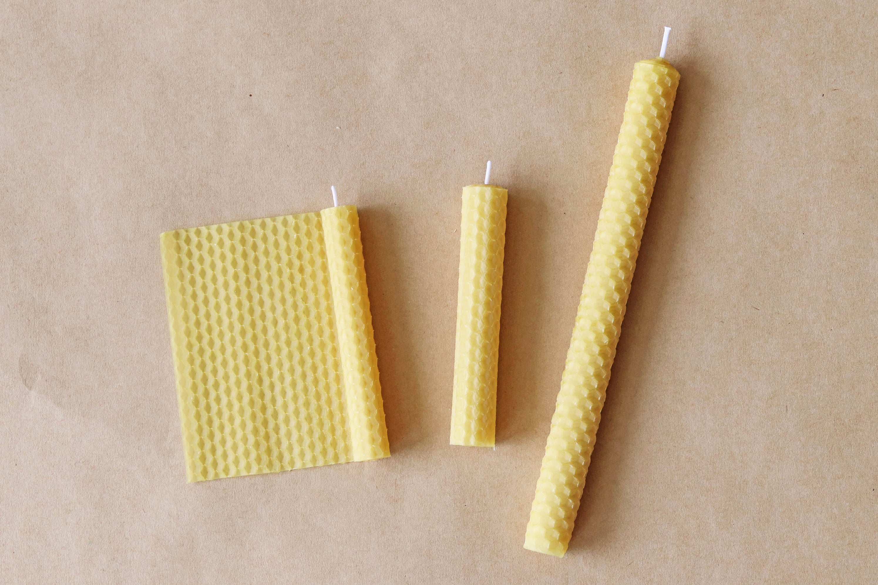 Beeswax Candle Rolling Kit The Hidden Treehouse