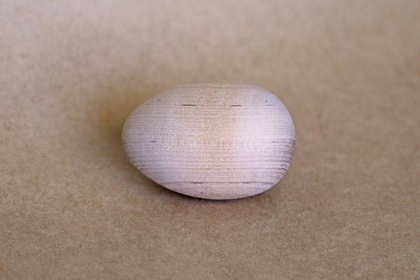 Wooden Hen Egg - Realistic Shape