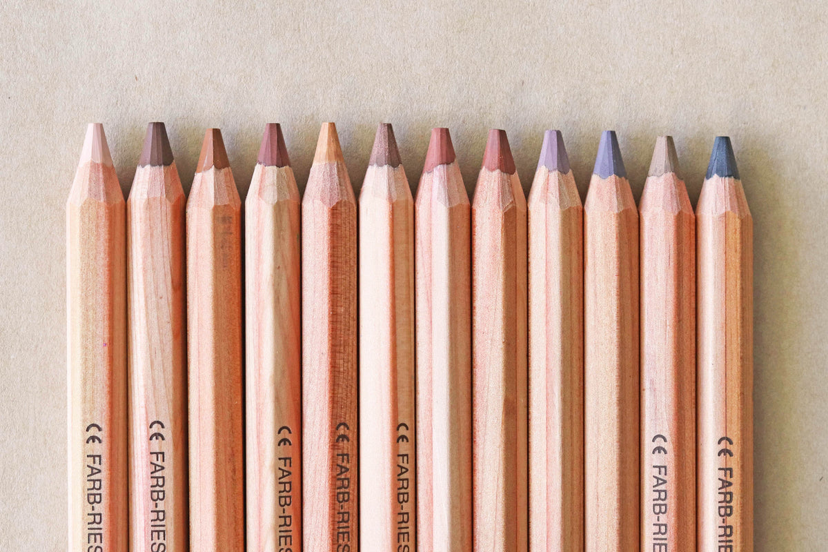 Lyra Skin Tones Giant Pencils - Set of 12 – A Toy Garden