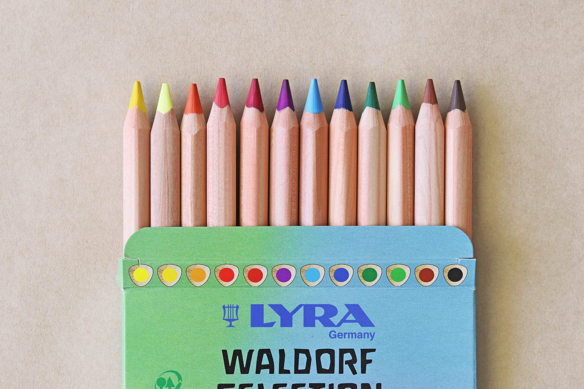 Lyra Waldorf Selection Coloured Pencils Pack of 12 The Hidden Treehouse