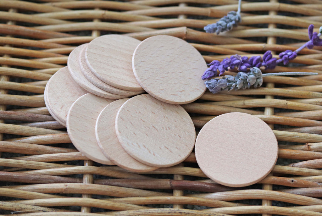 Wooden Coins Set - 5cm diameter (5pc)