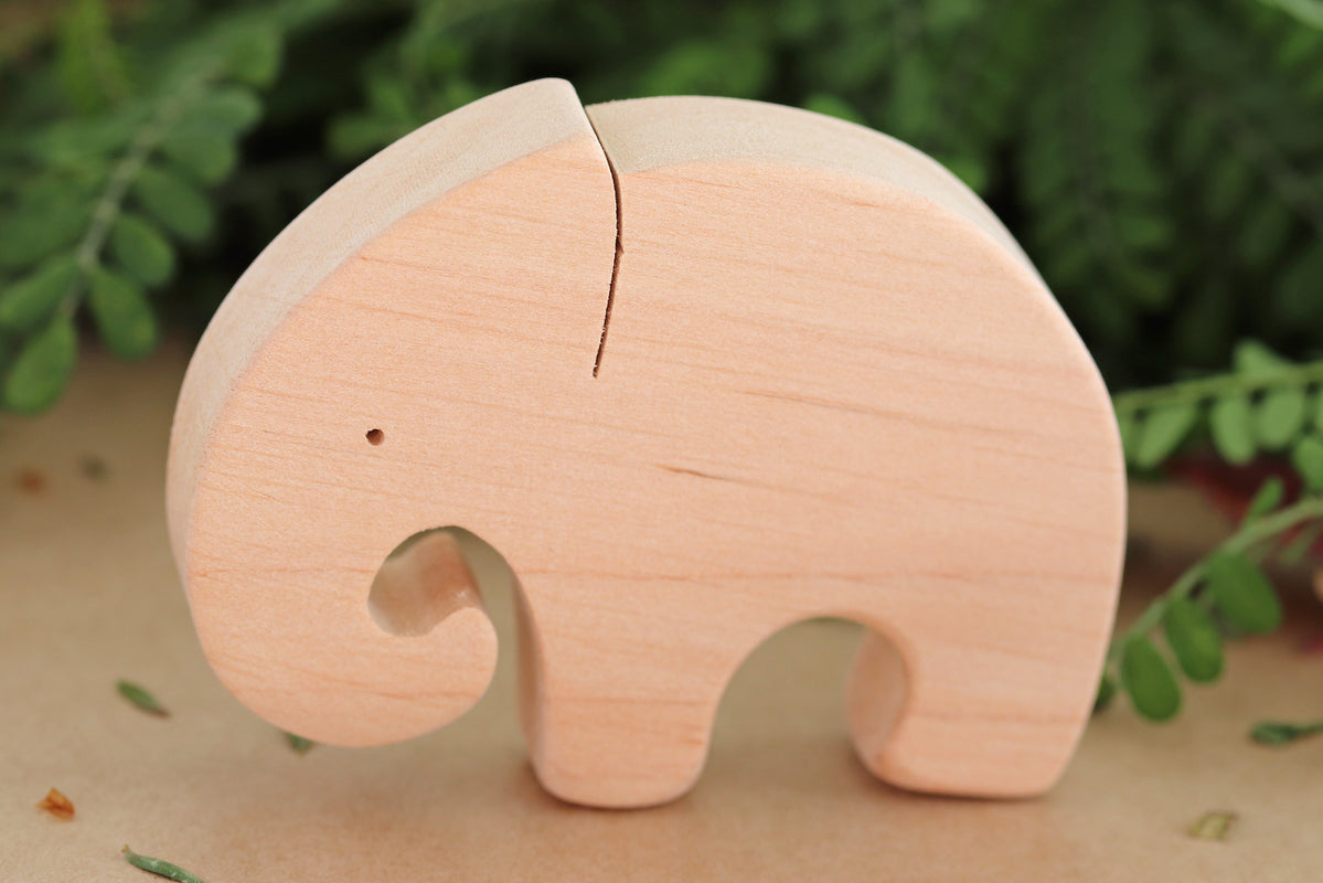 Wooden cheap elephant toy