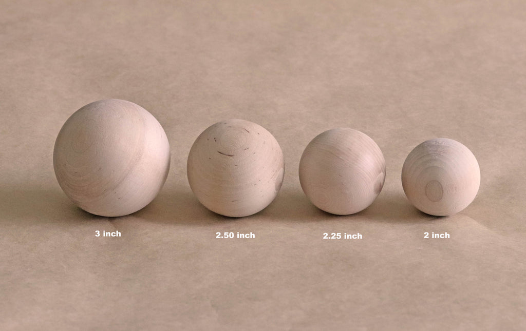 Wooden Balls (Large size) - DIY