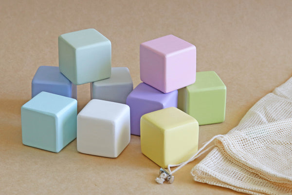 Pastel Coloured Block Set