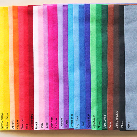 Wool Blend Felt Sheets