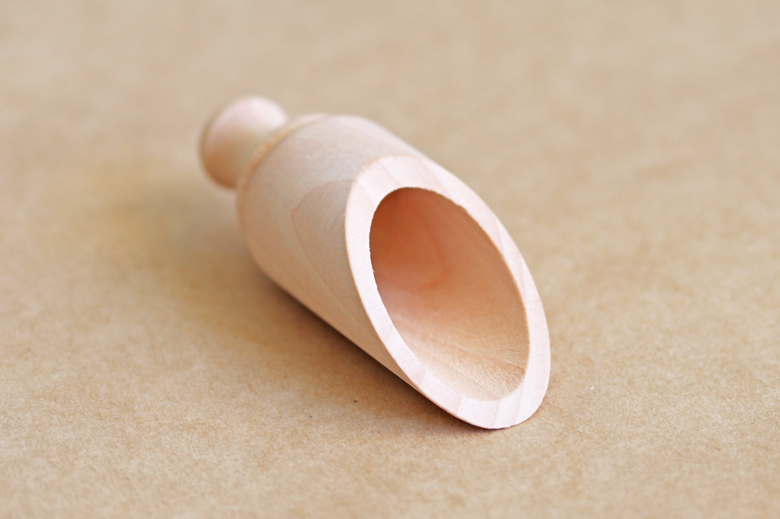 Rounded Wood Scoop The Hidden Treehouse